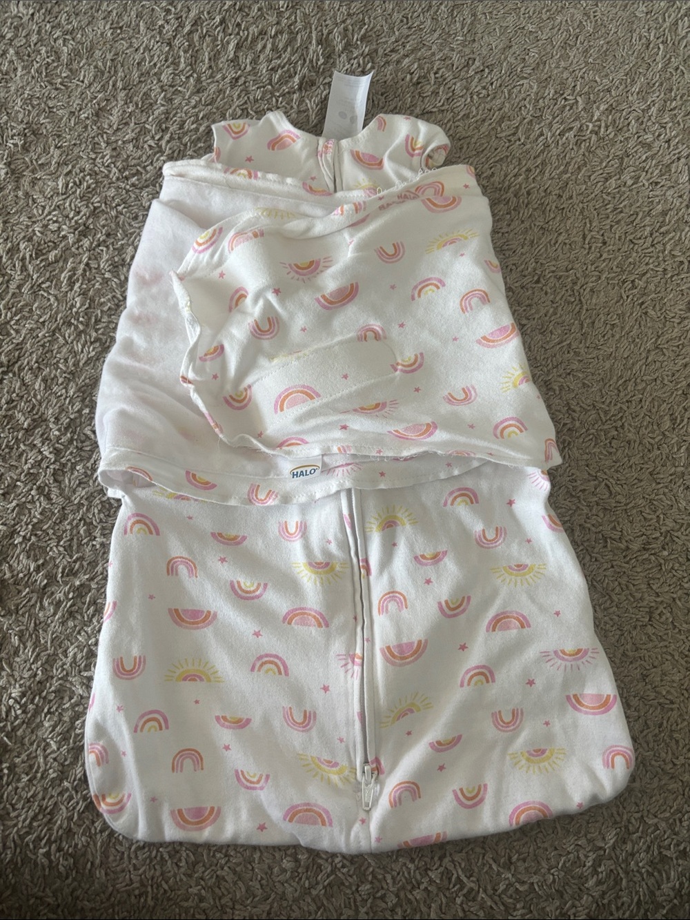Halo Sleep Sack 3-6 months rainbow print